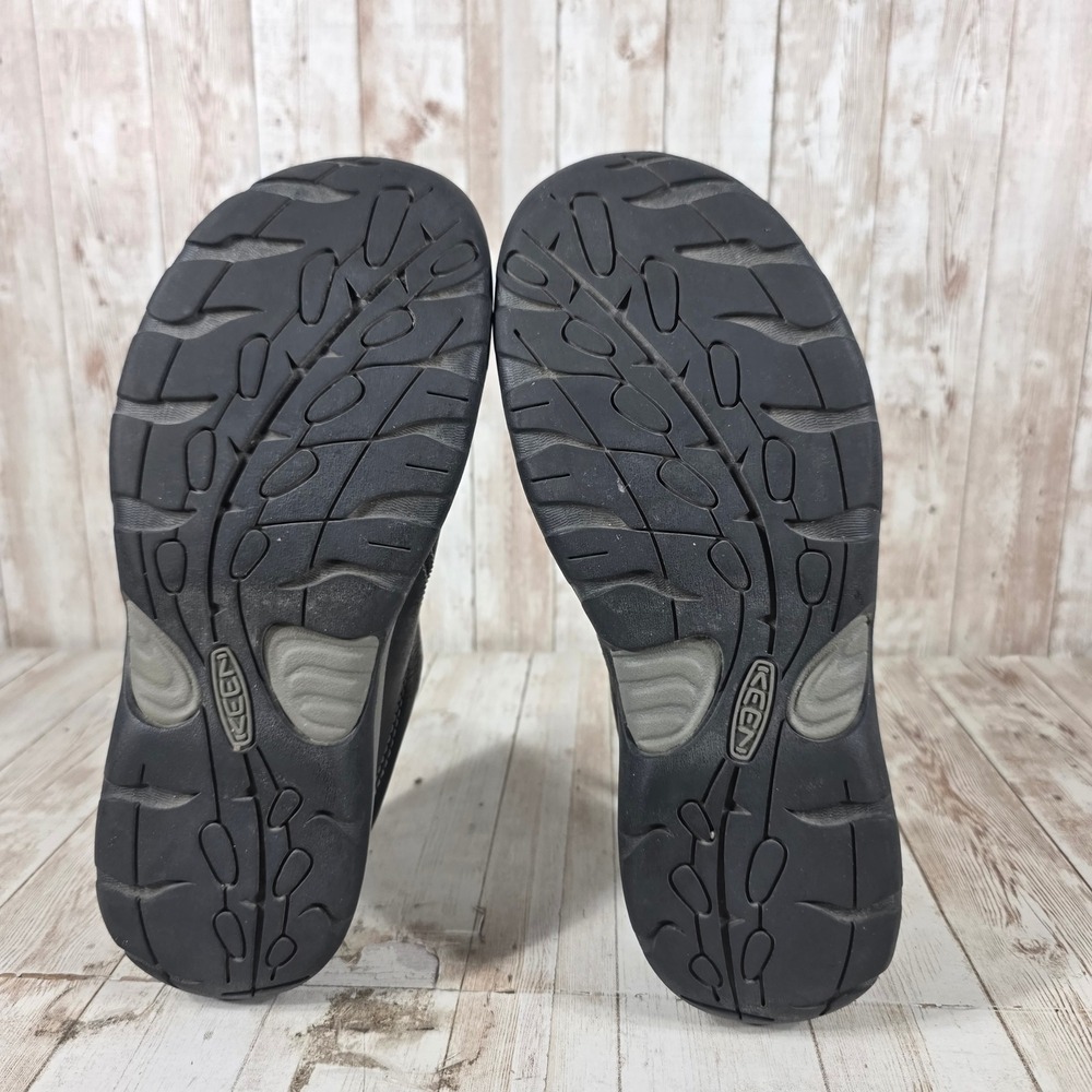 Keen Presidio Womens Black Leather Walking Shoes Low Top Sneakers 1018314 Size 9 - Picture 5 of 8